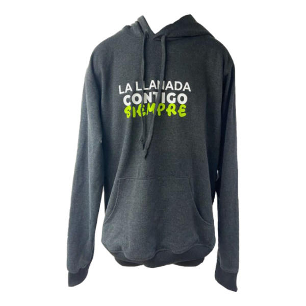 Hoodie Gris La Llanada Contigo siempre