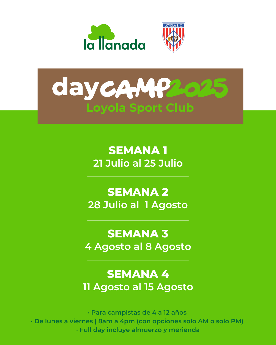day camp loyola